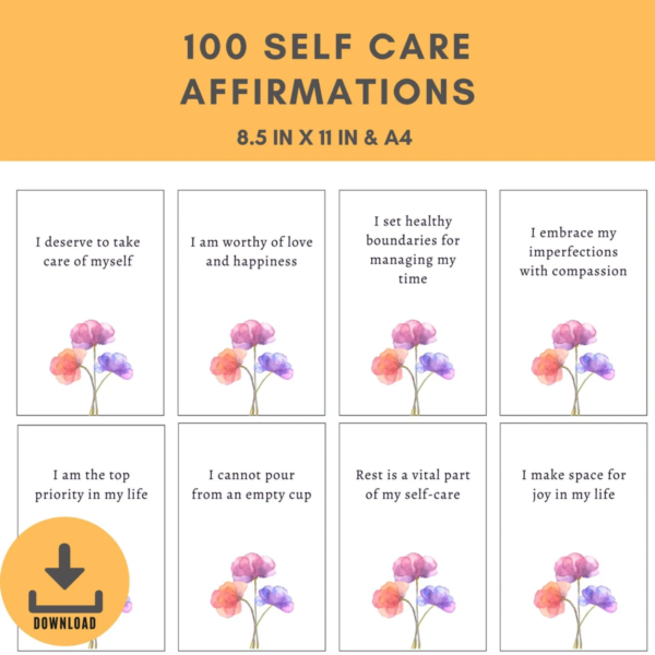 100 Self Care Affirmations